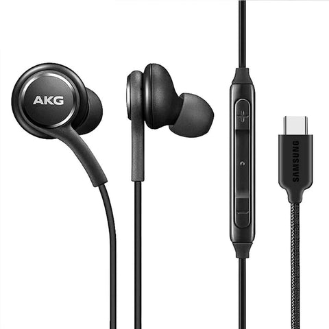 Samsung AKG Type-C In-Ear Earphones - EO-IC100BBEGEU/GP-OAU021AMDBW - Bulk Original - Black