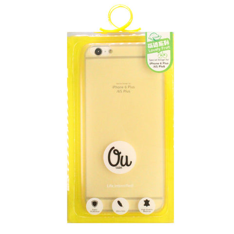 Oucase Apple iPhone 6G/iPhone 6S TPU Case - Lovely Fruit Series Gold
