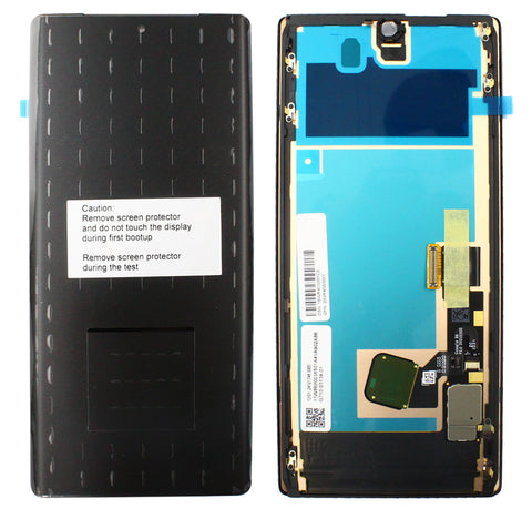 Google Pixel 6 Pro (GLUOG, G8VOU) LCD Display + Touchscreen + Frame - G949-00219-01 - Black