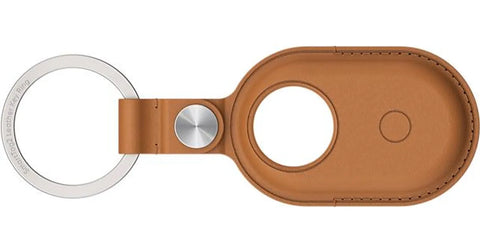 Vegan Leather Key Ring Case for SmartTag2 - GP-FUT560BRAAW - Brown