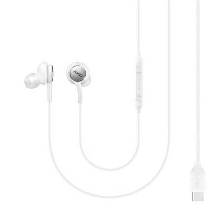 Samsung AKG Type-C In-Ear Earphones - EO-IC100BWEGEU/GP-OAU021AMDWW - Bulk Original - White