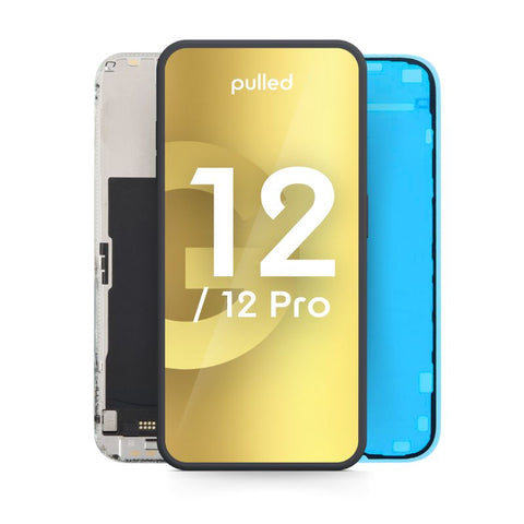 Apple iPhone 12/iPhone 12 Pro LCD Display + Touchscreen - Pulled - Black