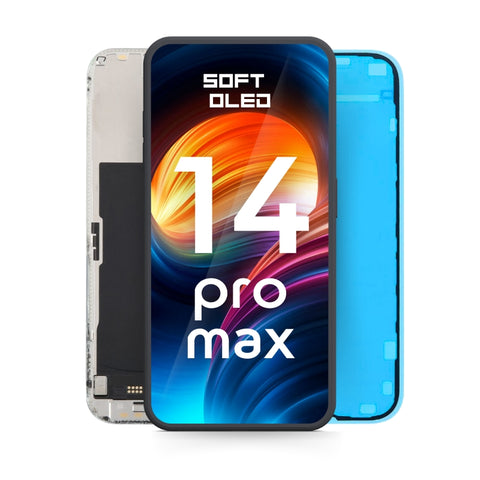 Apple iPhone 14 Pro Max LCD Display + Touchscreen - Repart - Soft OLED - 120Hz - Black