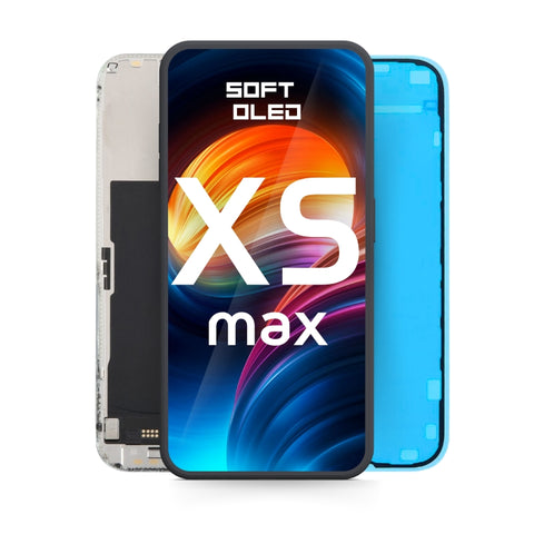 Apple iPhone XS Max LCD Display + Touchscreen - Soft OLED - Black