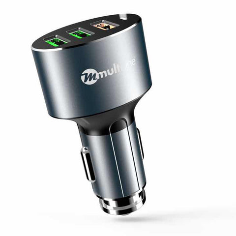 Multiline Xtreme 3-Port Car Charger - 6.6A / 36W - incl. Micro USB Cable  - MW73Q