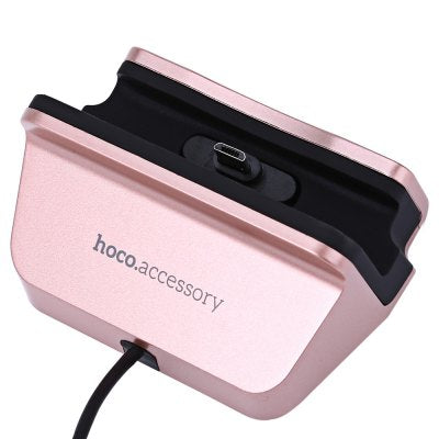 Hoco  CPH18 Micro USB Charging Dock Rose Gold
