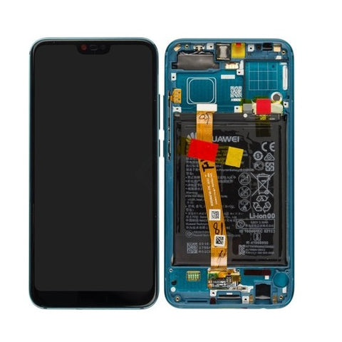 Huawei Honor 10 (COL-AL00) Backcover Incl. Battery and Parts Incl. Battery and Parts 02351YDB Green