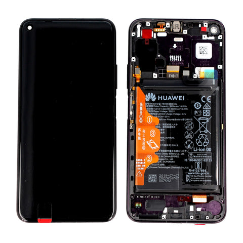 Huawei Honor 20 Pro (YAL-L41) LCD Display + Touchscreen + Frame Incl. Battery and Parts 02352VKJ Black