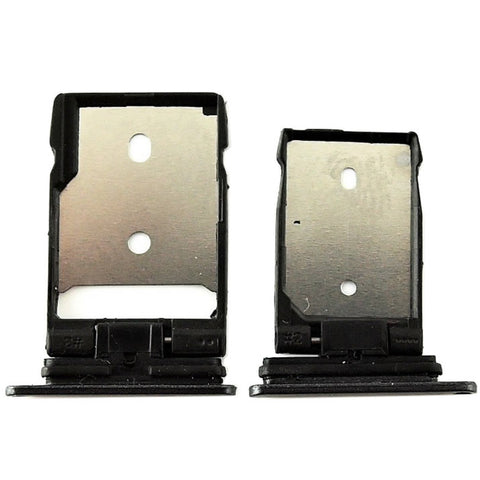 HTC One A9 Simcard holder And Memorycard Holder 74H03076-01M & 74H03077-01M (2pc set) Black