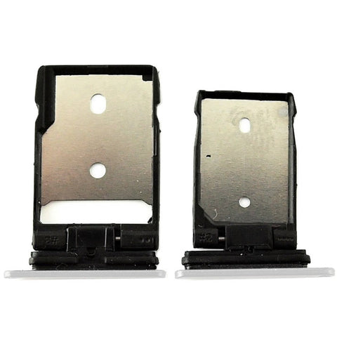HTC One A9 Simcard holder And Memorycard Holder 74H03077-02M & 74H03076-02M (2pc set) White
