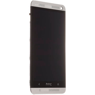 HTC One M7 LCD Display + Touchscreen + Frame  White