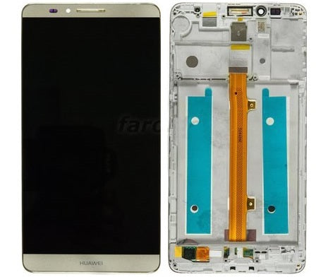 Huawei Ascend Mate 7 LCD Display + Touchscreen + Frame  Gold