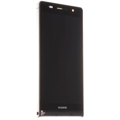 Huawei Ascend P6 LCD Display + Touchscreen + Frame  Black