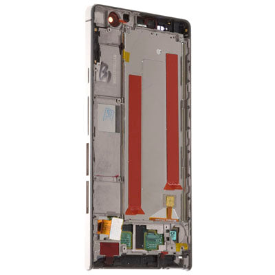 Huawei Ascend P6 LCD Display + Touchscreen + Frame  Black