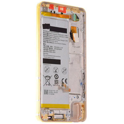 Huawei ShotX LCD Display + Touchscreen + Frame  Gold