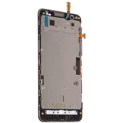 Huawei Ascend W2 LCD Display + Touchscreen + Frame  Black