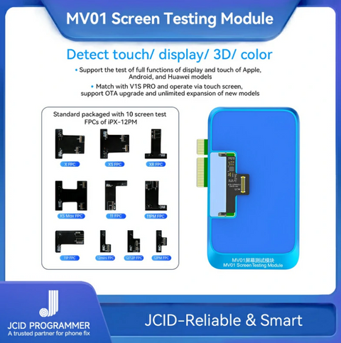 JCID IC Programmer - Screen Test Module and Cable Set