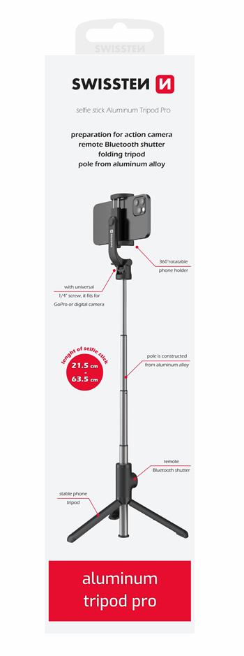 Swissten MagSafe Tripod Selfie Stick - 32000500