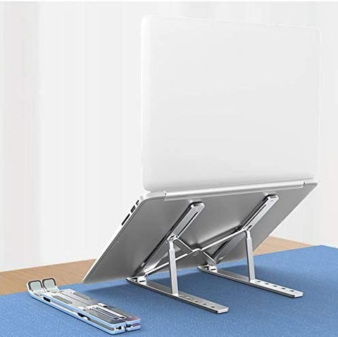 Swissten Foldable Aluminium Stand For Laptop / Notebook / Tablet - 25007100