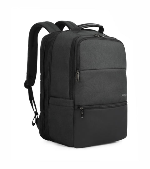 Swissten Smart Laptop Bag - 55010100 - For laptop up to 15.6''  - Black