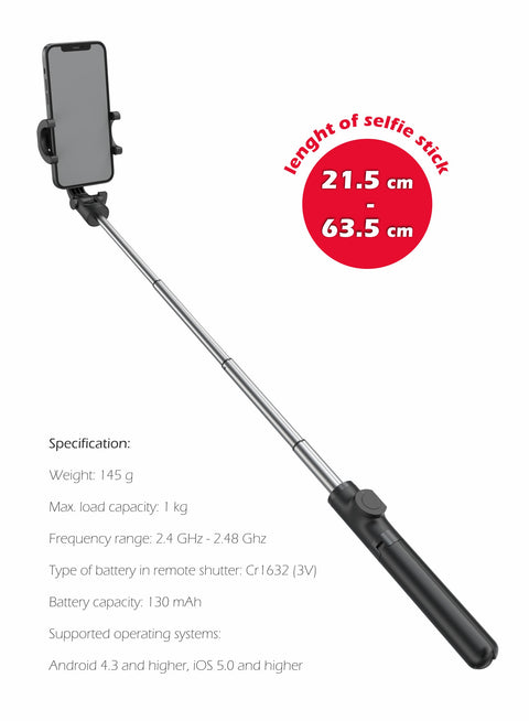 Swissten MagSafe Tripod Selfie Stick - 32000500