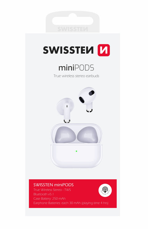 Swissten TWS miniPODS - 54200200 - White