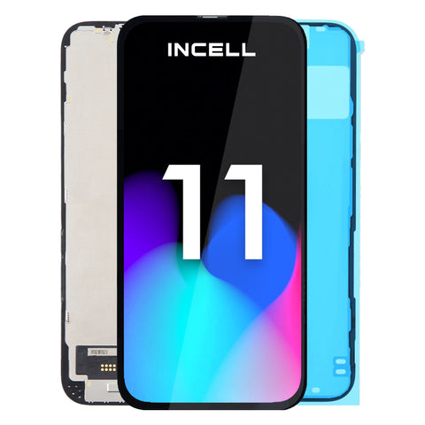 Apple iPhone 11 LCD Display + Touchscreen - Repart - IC removable - Black