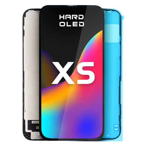 Apple iPhone XS LCD Display + Touchscreen - Hard Oled - Black