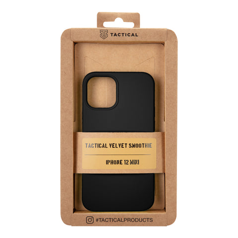 Tactical iPhone 12/iPhone 12 Pro Velvet Smoothie Cover - 8596311121517 - Asphalt