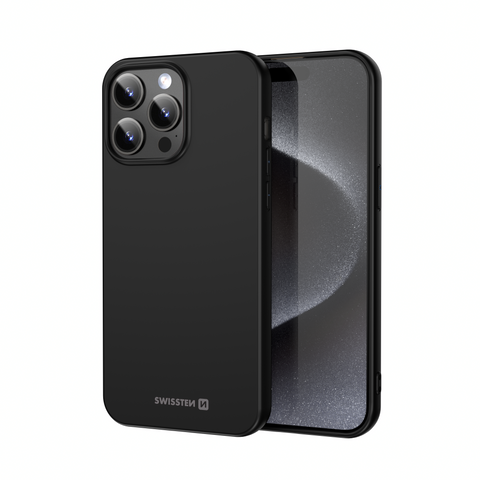 Swissten iPhone 16 Pro Soft Joy Case - 34500377 - Black