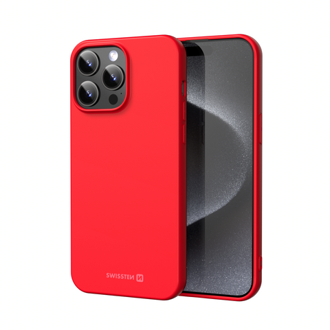 Swissten iPhone 17 Pro Soft Joy Case - 34500457 - Red
