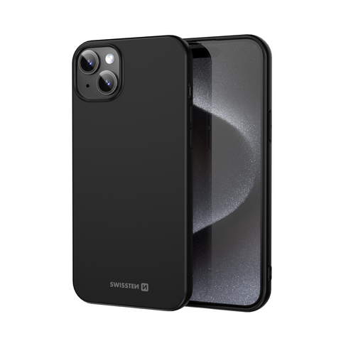 Swissten iPhone 15 Plus Soft Joy Case - 34500322 - Black