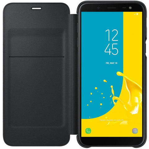 Samsung SM-J600F Galaxy J6 Wallet Cover EF-WJ600CBEGWW - Black