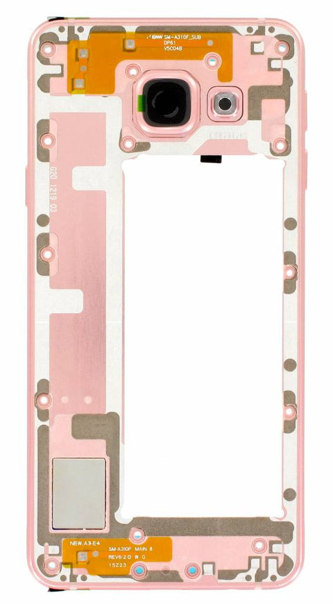 Samsung A310F Galaxy A3 2016 Midframe GH97-18074D Pink