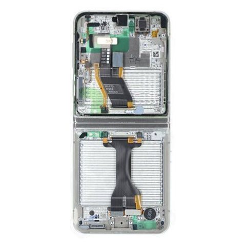Samsung SM-F731B Galaxy Z Flip 5 LCD Display + Touchscreen + Frame - GH82-31827B/GH82-31828B - Cream
