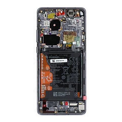 Huawei P50 Pro (JAD-AL50) LCD Display + Touchscreen + Frame - 02354SNT - Black/Gold