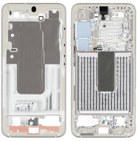 Samsung SM-S911B Galaxy S23 LCD Frame - GH96-15624B - Cream