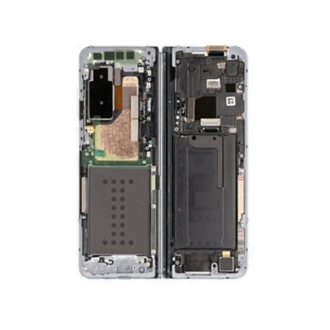 Samsung SM-F907B Galaxy Fold 5G LCD Display + Touchscreen + Frame GH82-21195A Space Silver