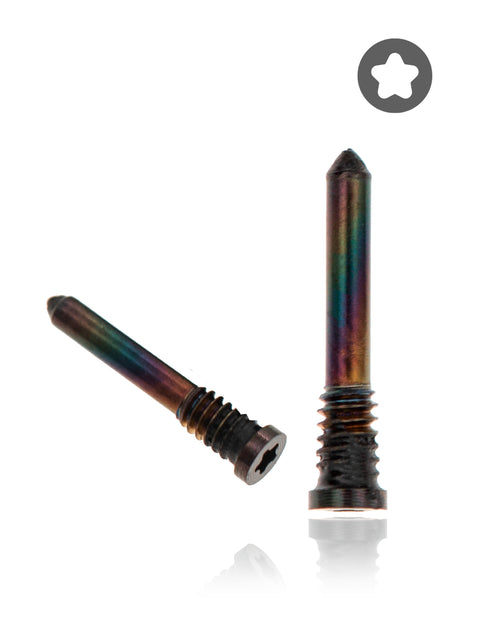 Apple iPhone 13/iPhone 13 Mini/iPhone 13 Pro/iPhone 13 Pro Max/iPhone 14/iPhone 14 Plus/iPhone 14 Pro/iPhone 14 Pro Max Bottom Screws - 10 pcs - Graphite