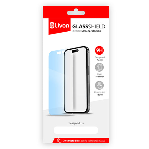 Livon iPhone 14 Plus Tempered Glass - GlassShield - Transparant