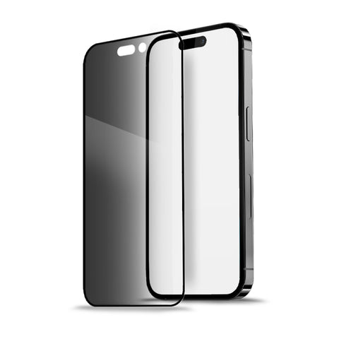 Livon iPhone 12 Mini Tempered Glass - PrivacyShield - Black