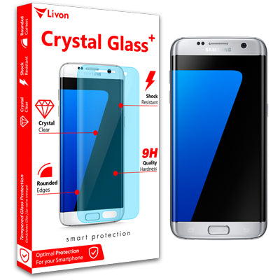 Livon Samsung G935F Galaxy S7 Edge Tempered Glass  Gold