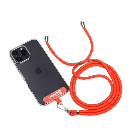 Livon Universal Cord Rope for Smartphones - Orange