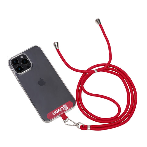 Livon Universal Cord Rope for Smartphones - Red
