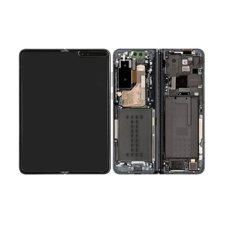 Samsung SM-F900F Galaxy Fold LCD Display + Touchscreen + Frame GH82-20132B Cosmos Black