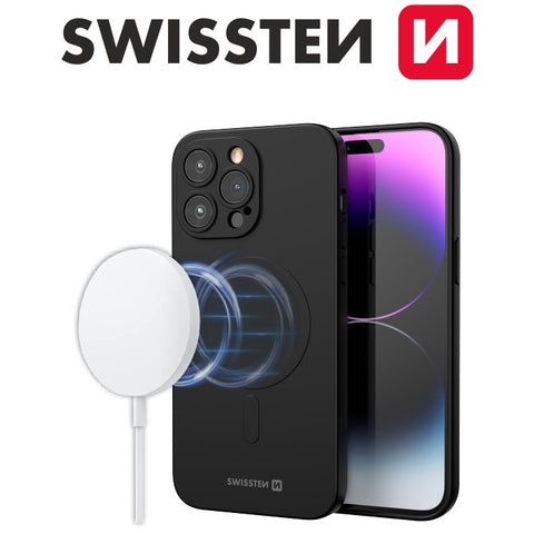 Swissten iPhone 17 Pro Soft Joy Magstick Case - 35500128 - For Magsafe Charging - Black