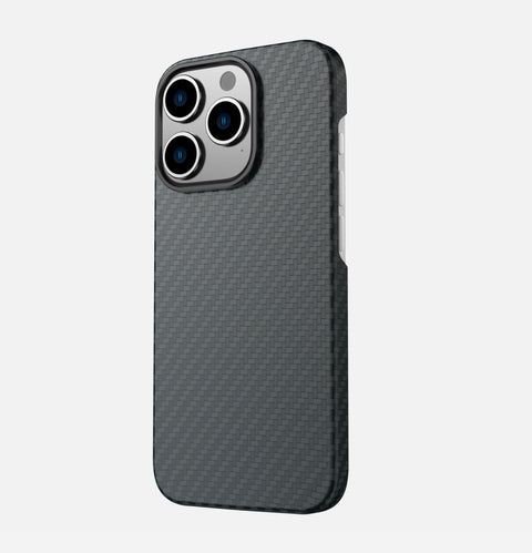 Swissten iPhone 15 Pro MagCarbon Case - 35503005 - Black