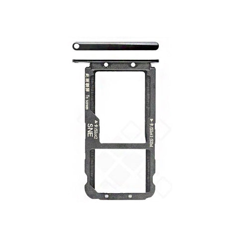 Huawei Mate 20 Lite (SNE-L21) Simcard + Memorycard Holder 51661KAV Black