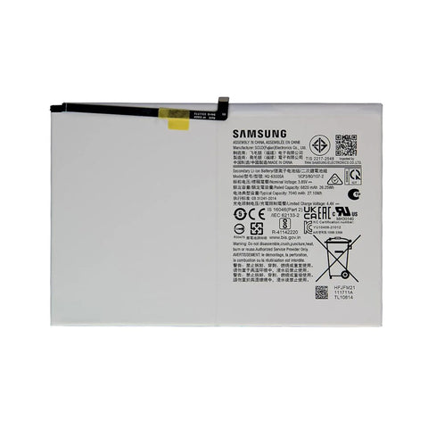 Samsung SM-X200 Galaxy Tab A8 (WiFi)/SM-X205 Galaxy Tab A8 (4G/LTE) Battery - HQ-6300NA - 7040 mAh
