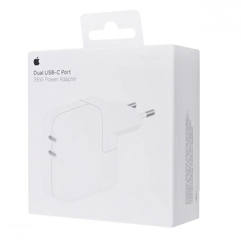 Apple 35W Dual USB-C Power Adapter - MNWP3ZM/A - Retail Packing